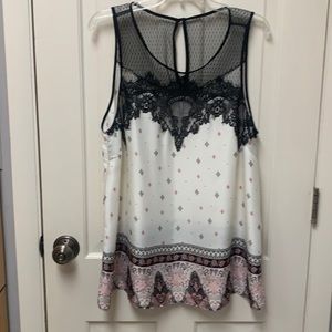 Tank with Lace at top MAURICES Size 1